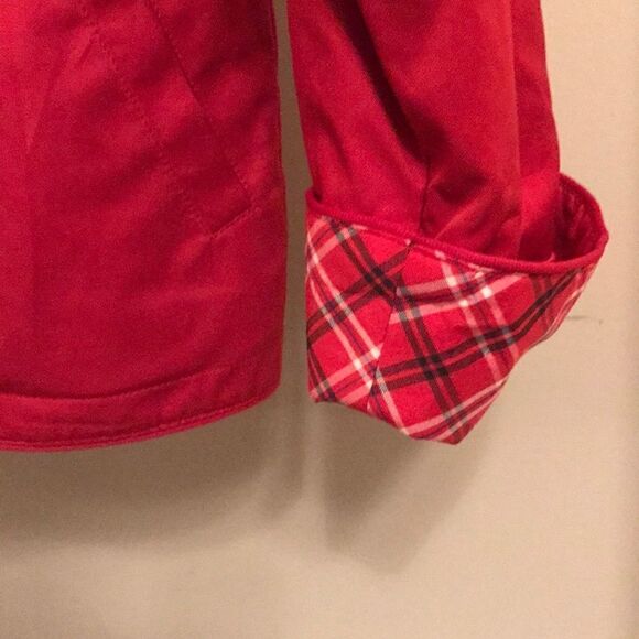 Liz Golf By Liz Claiborne Plaid Line Jacket - Sz S - Picture 7 of 8